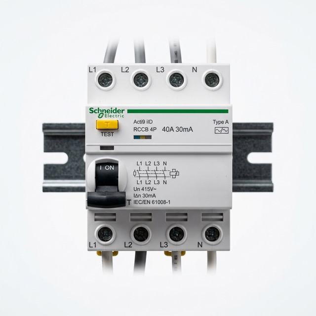 RDs (Residual Current Devices) - industrial fabrication and engineering component