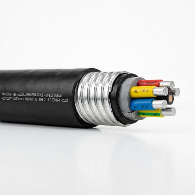 Aluminum Armored Cable - industrial fabrication and engineering component