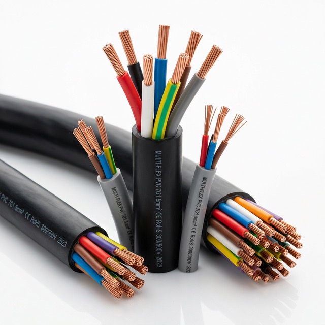Multicore Flexible Cables - industrial fabrication and engineering component