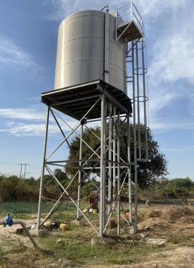 Overhead Water Tank - industrial fabrication and engineering component