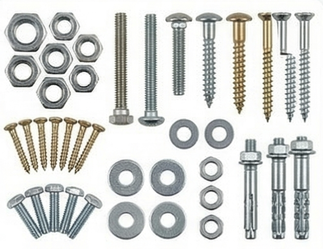 Nuts, Bolts & Fasteners (All Types)